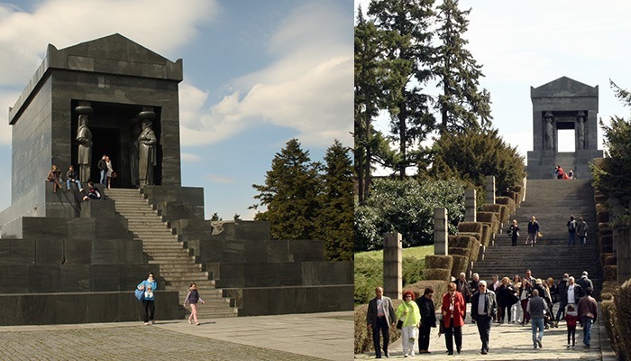 What to visit near Belgrade is the monument to the Unknown Hero on Avala.